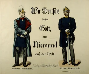 Empereur Guillaume Ier et Prince Bismarck